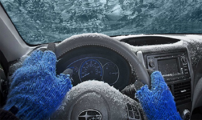 گرم کردن خودرو در هوای سرد زمستان